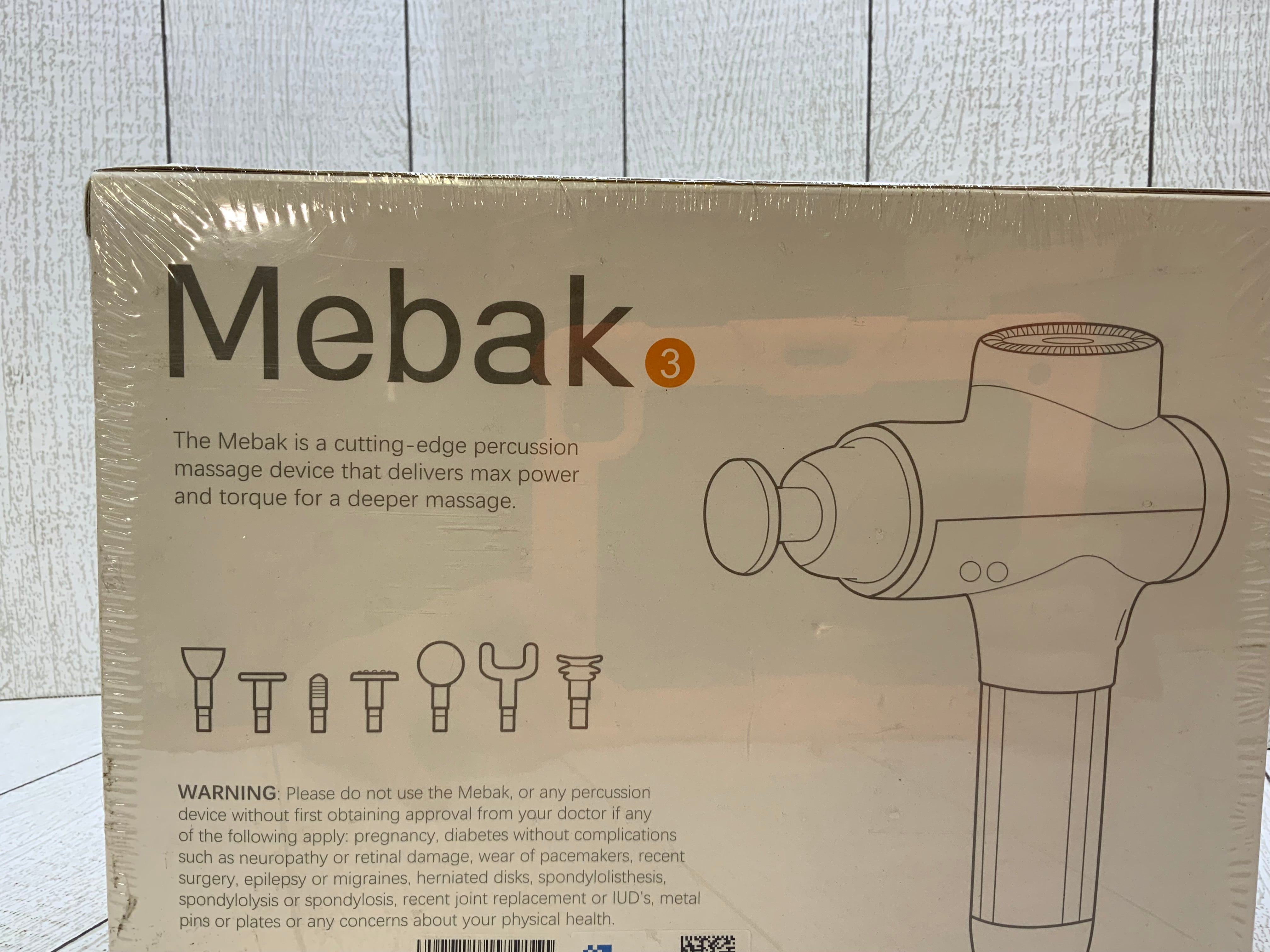 Mebak 3 - Massage Gun Deep Tissue Percussion Muscle Massager for Pain Relief (7931417460974)